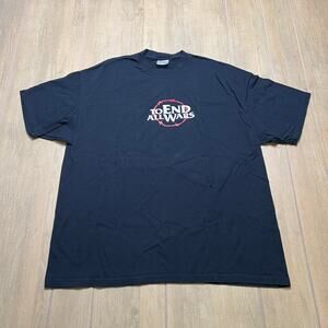 Vintage To End All Wars Hollywood Premier GMT Movie T-Shirt Mens XL Tee Y2K